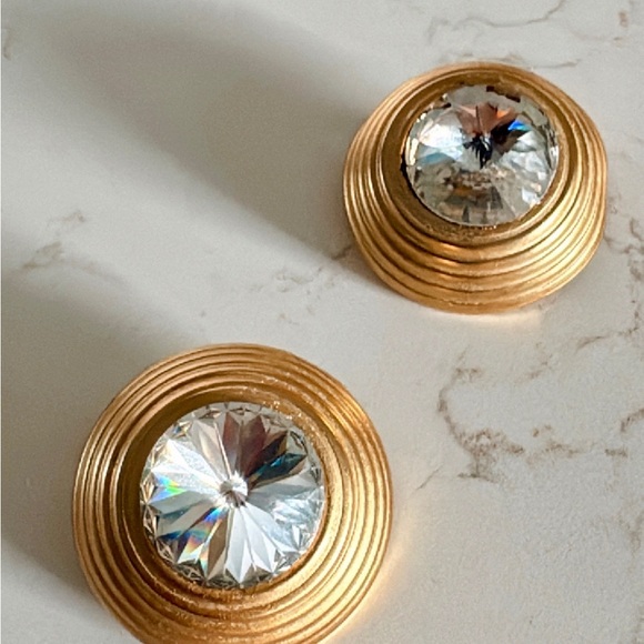 Vintage Carlotta Bijoux Statement Earrings, French Designer Earrings - Picture 11 of 15